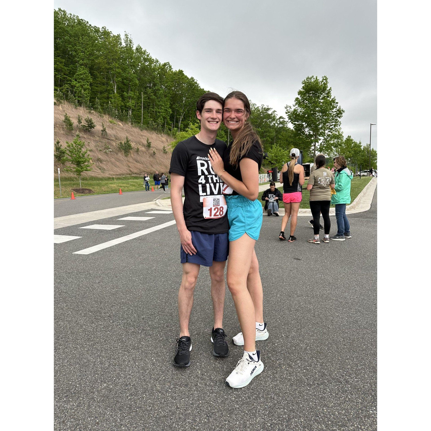 Ran a 5k to aid in anti-human trafficking efforts