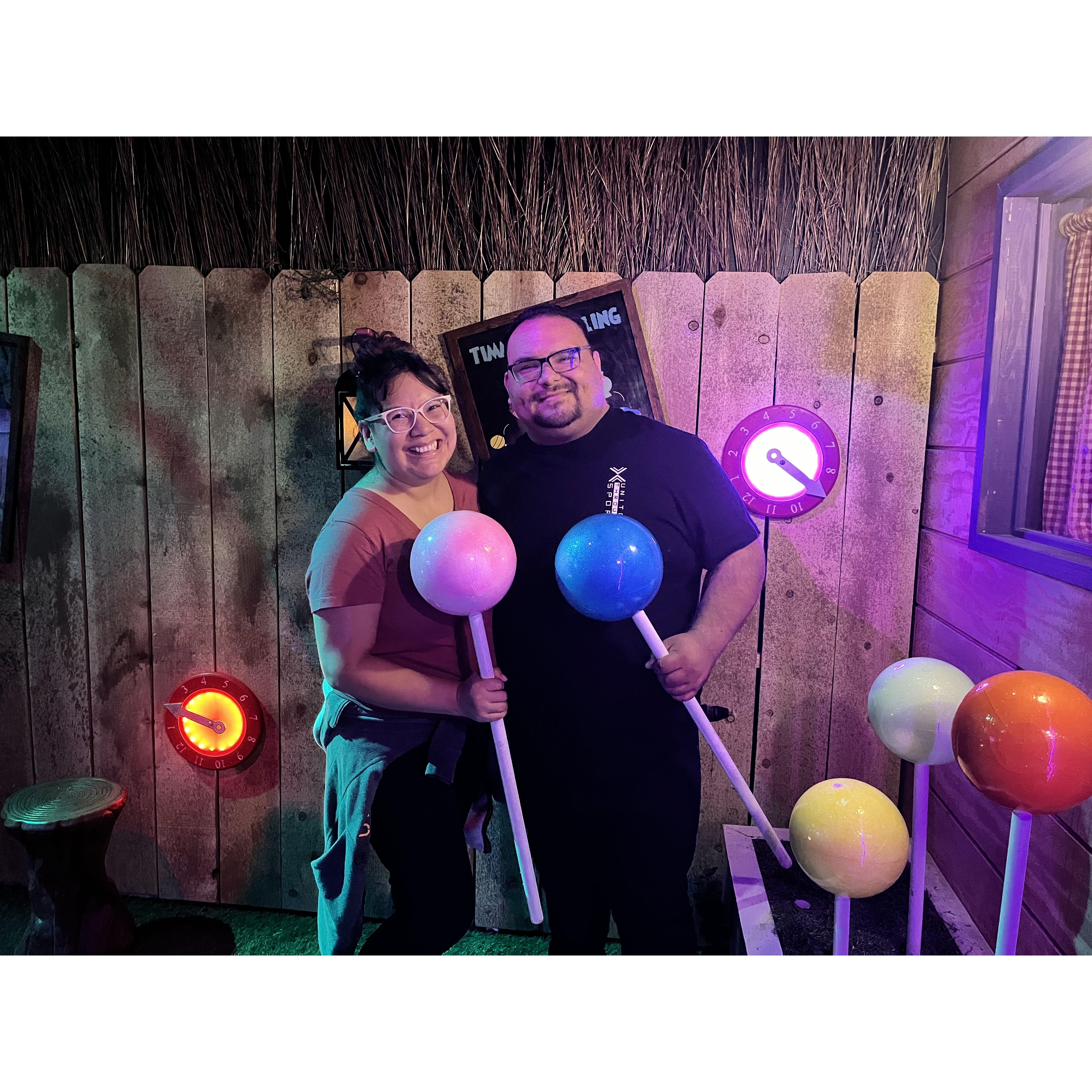 Our first escape room