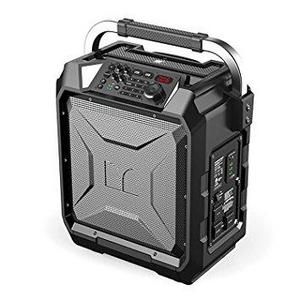 Monster Rockin' Roller 3 | 100W Portable Indoor/Outdoor Water Resistant Wireless Speaker with TWS Technology (Connect 2 Speakers Wirelessly) and NOAA Weather Radio