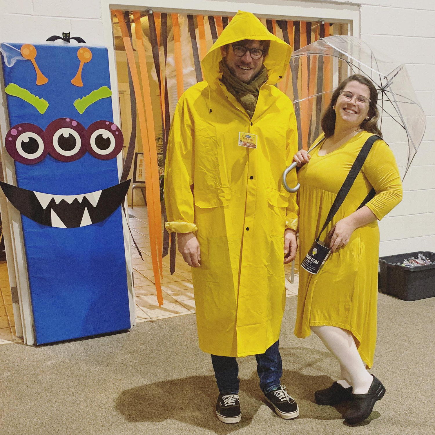 Gorton Fisherman and the Morton salt girl