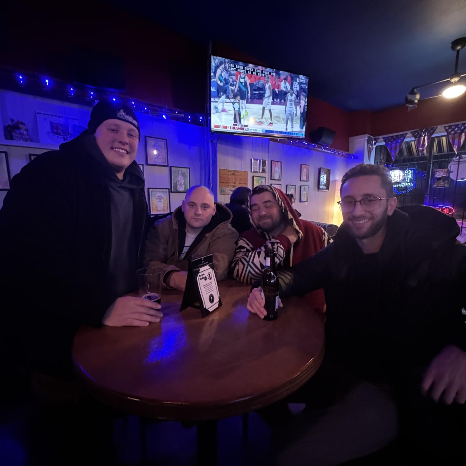 Jon and some of his boyz, Luke, Anthony and Brandon. They keep in touch almost every day. How often do YOU send updates to your friends?