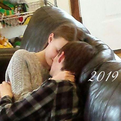 Last moments of a typical visit. We would see each other for a few days then be apart for several months.