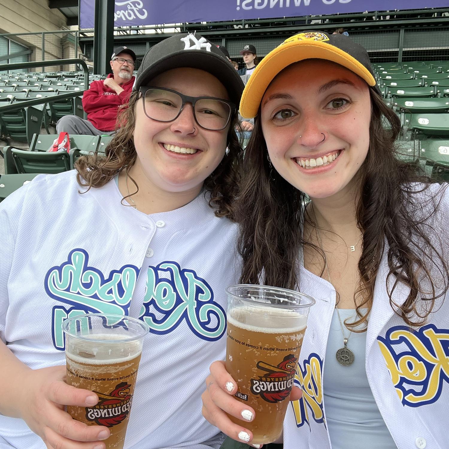 May 14, 2025: Redwings baseball game with good beer and matching jerseys!