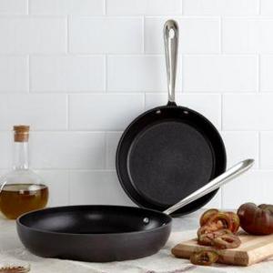 All-Clad - Hard Anodized 8 & 10 Fry Pan Set