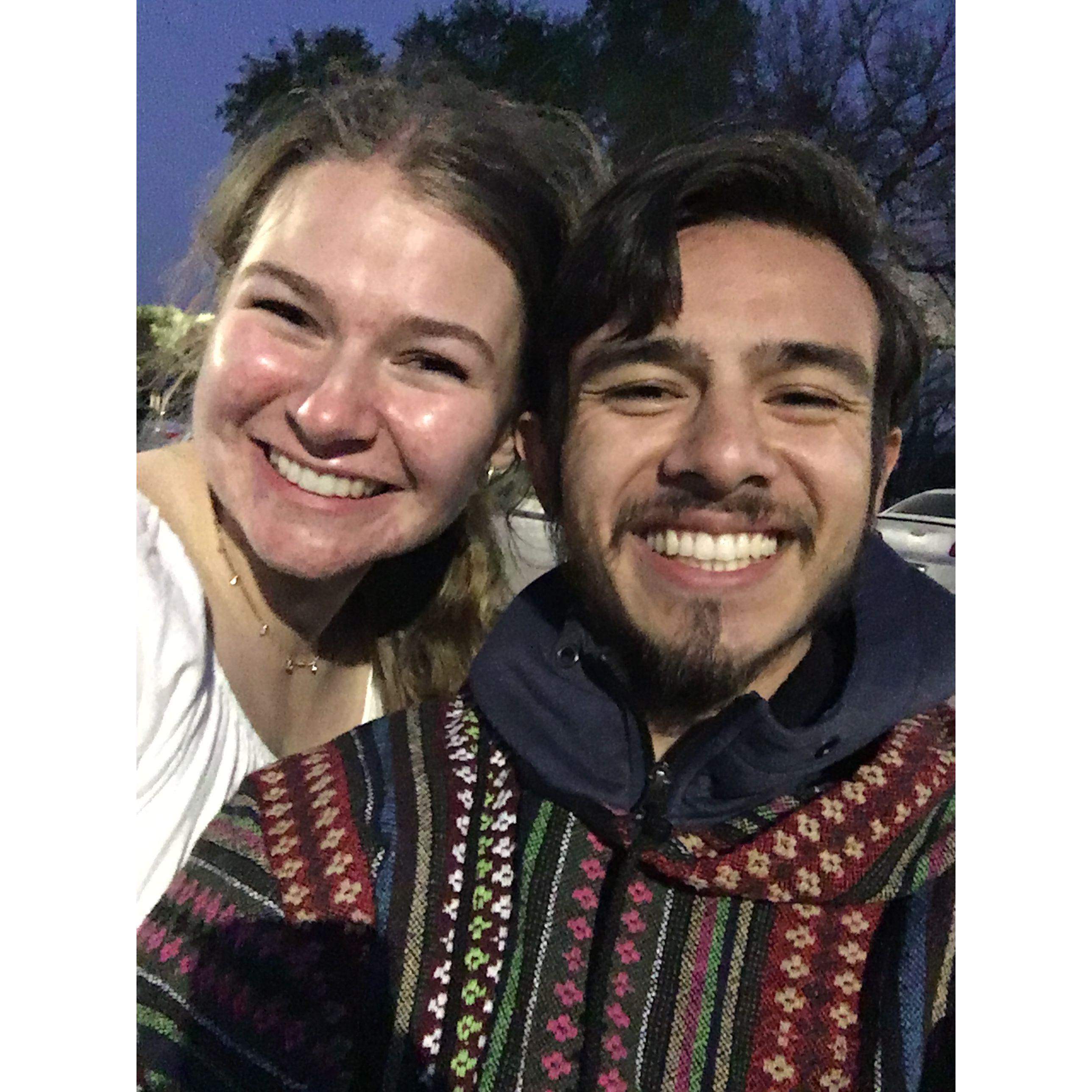 Our first date!