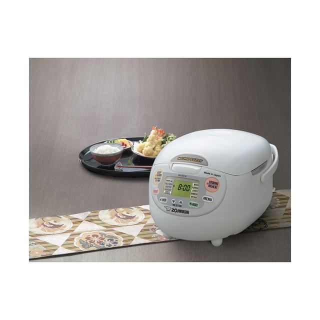Zojirushi NS-ZCC18WZ 10-Cup Advanced Neuro Fuzzy Rice Cooker and Warmer