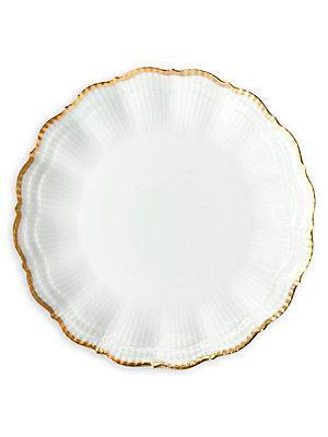 Corail Or Porcelain Dessert Plate