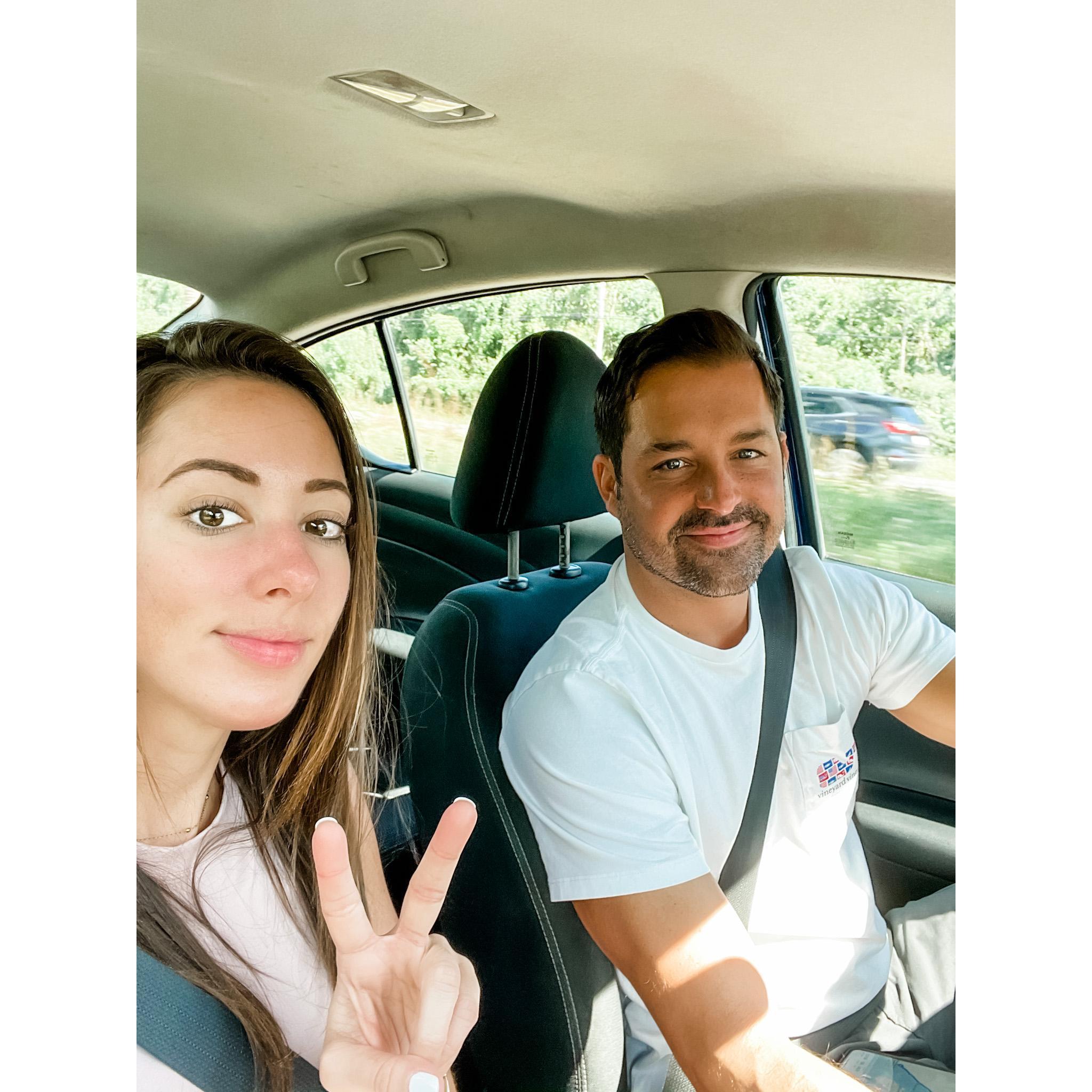 Driving from Cancun to Akumal for Rachael and Kevin’s wedding and our (surprise) engagement