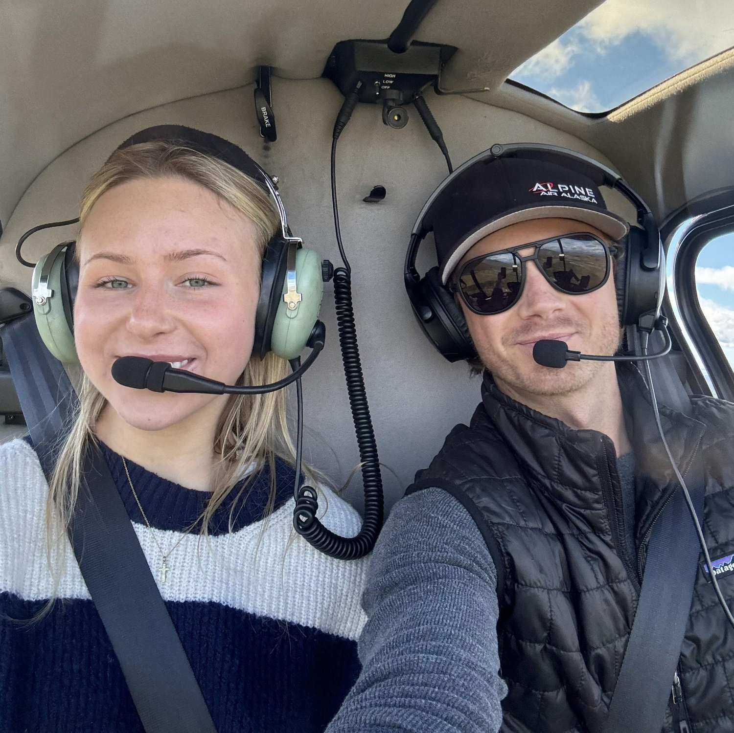 Our first helicopter date out to Eklutna Lake!