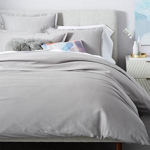 SLEEPSMART 37.5 Duvet Cover, King, Platinum