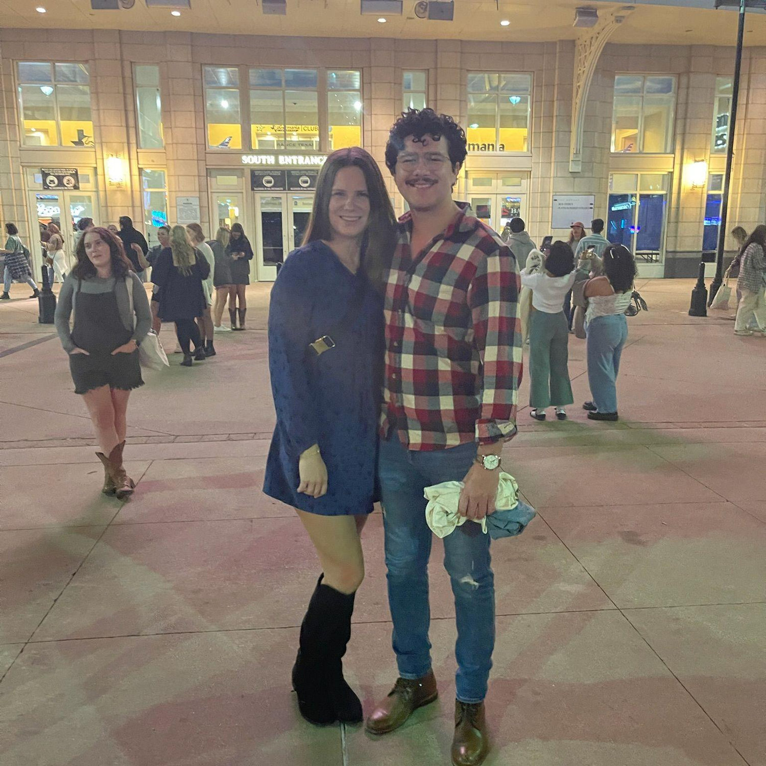 Our first concert (before Ally started reselling tickets)