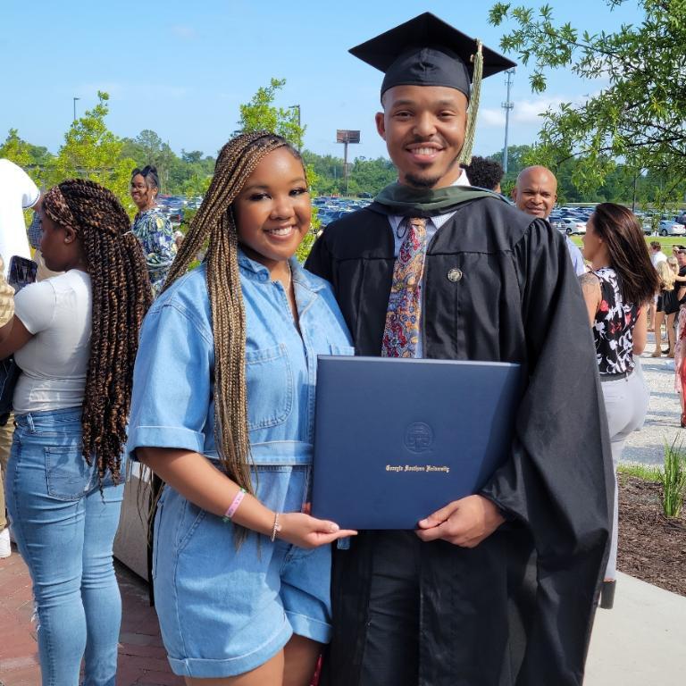 Andrew's graduation from Georgia Southern University