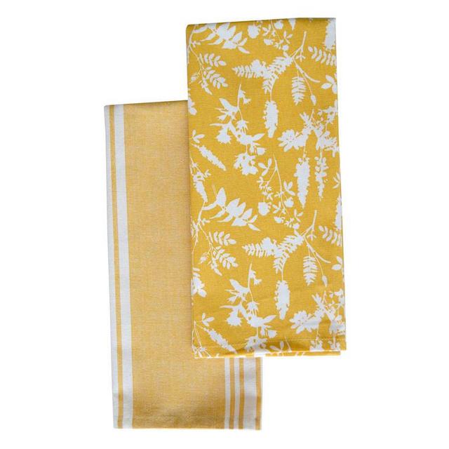 Italian Farmhouse Botanical Kitchen Towel Set Of 2