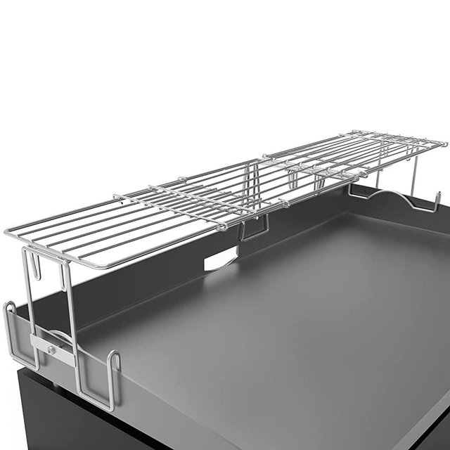 bbq777 Extend Griddle Warming Rack, Replacement for Blackstone 17" / 22" / 28" / 36" Griddle Rack Stainless Steel Replacement Part Grill Racks for Blackstone Griddle