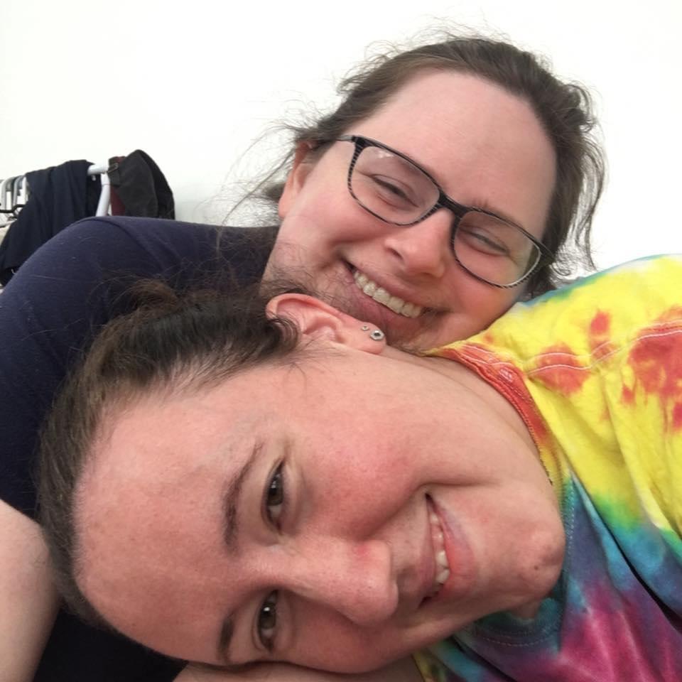 Ashley and Liz having fun August 2020.