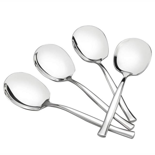 Idotry 8-Piece Stainless Steel Buffet Serving Spoon, Large Serving Spoon, A1