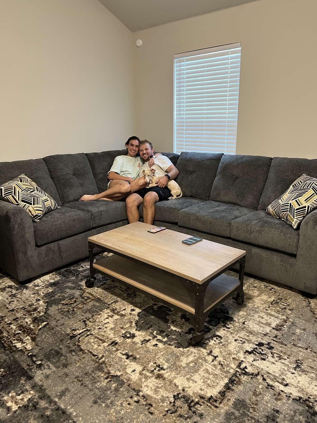Right after we moved into our house!!