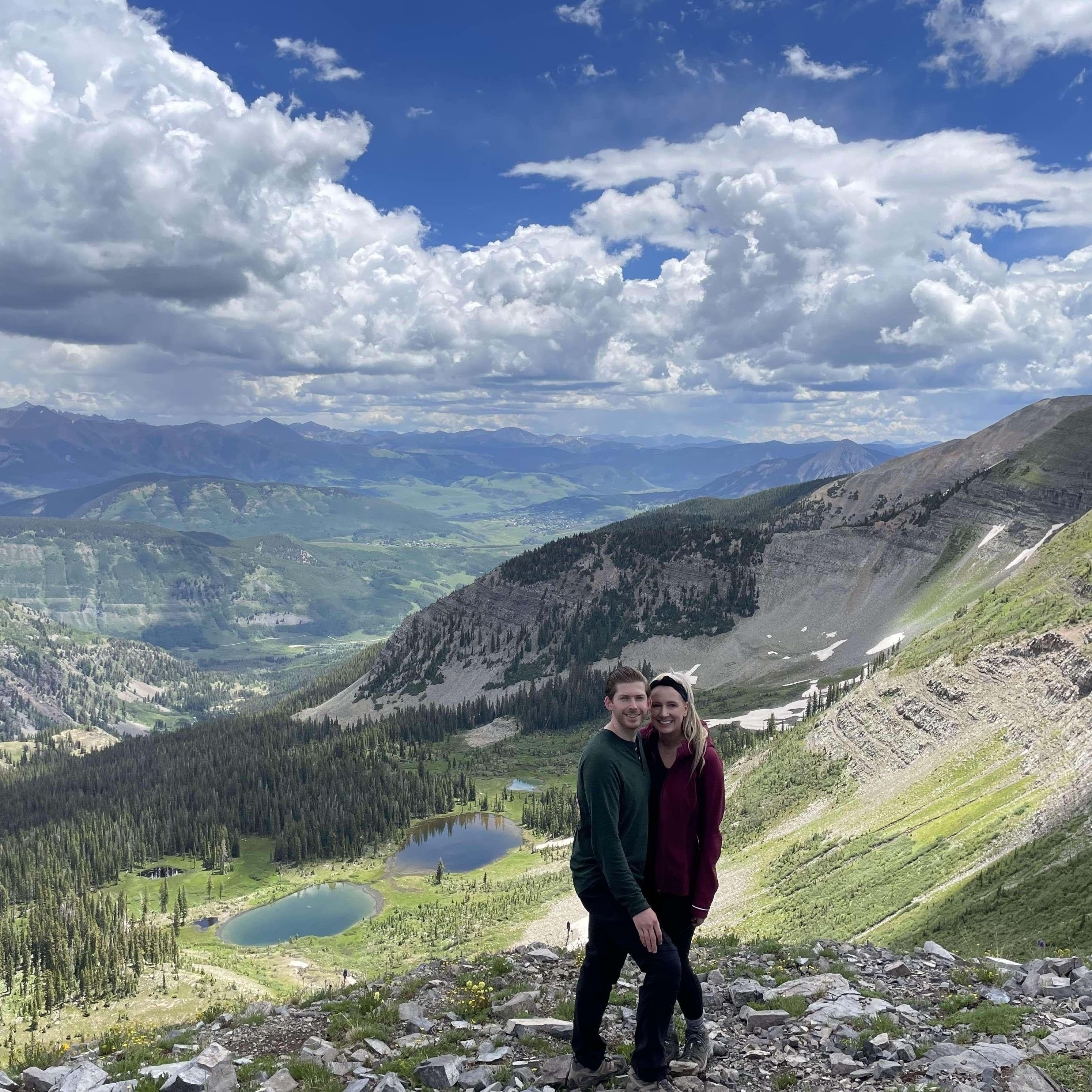 Hiking Scarp Ridge in Crested Butte. July 2022