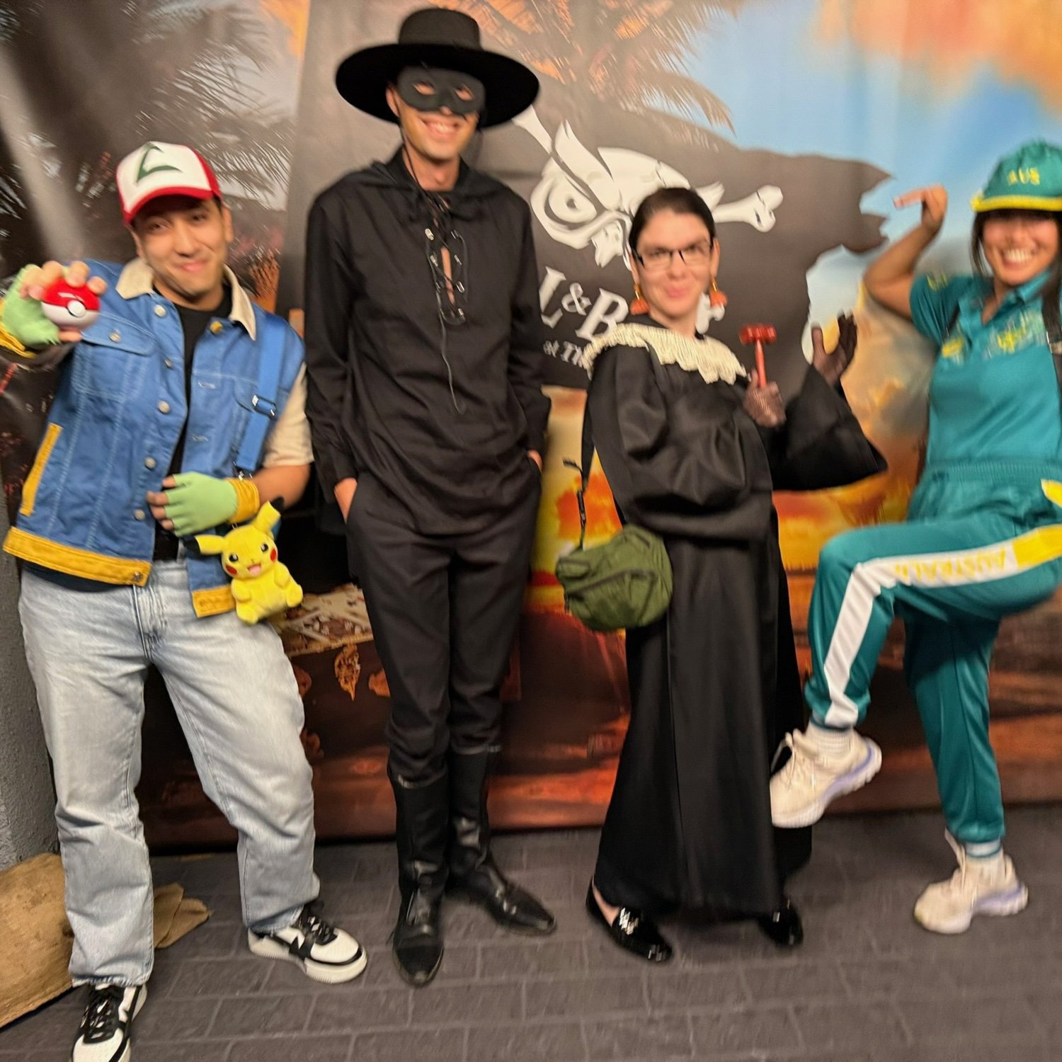 Trevor (Zorro), Victoria (Raygun), Alex (Ash), and Laura (RBG) go to Magic Castle for the first time (thanks Laura for the invite!)
