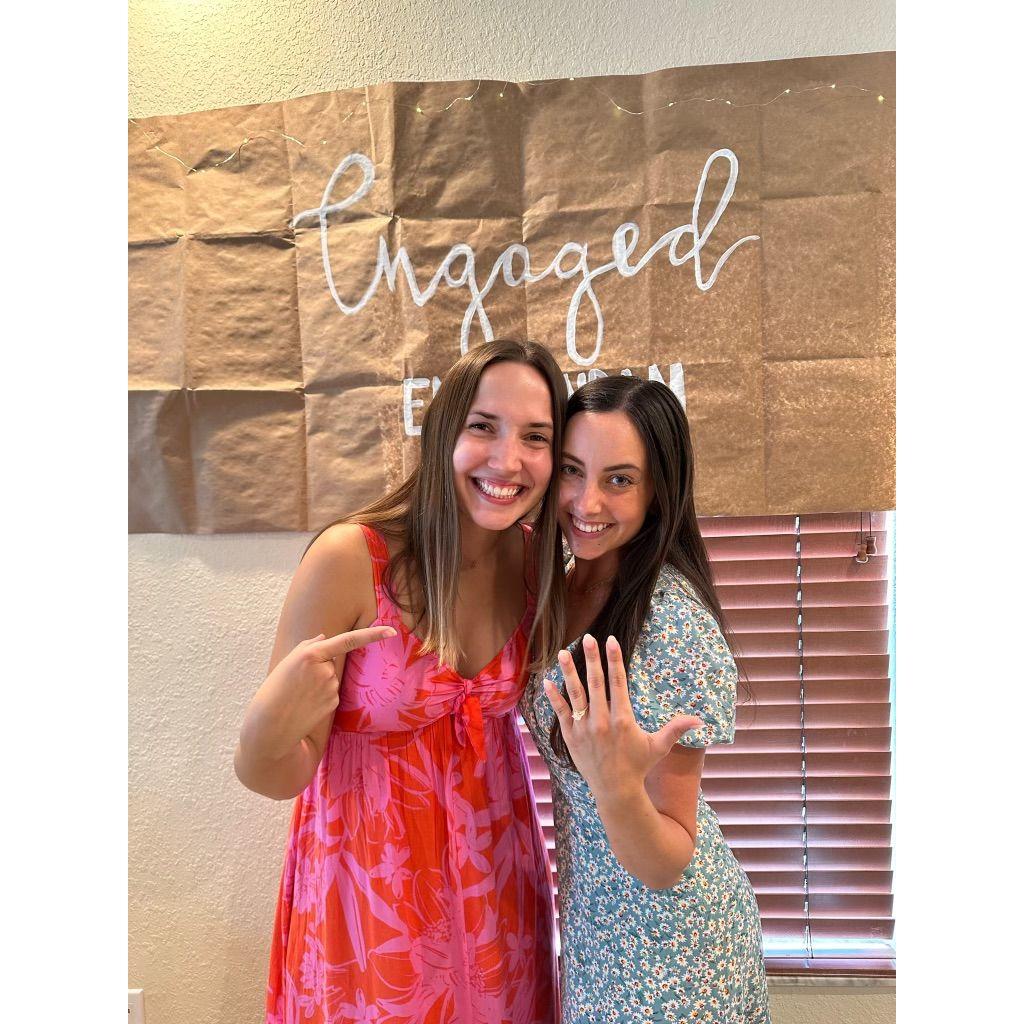 Kayla is the best. She flew in and made this day/week perfect for Aidan and I. She is truly a gift to the two of us! Also big thanks to Abby for making the sign!