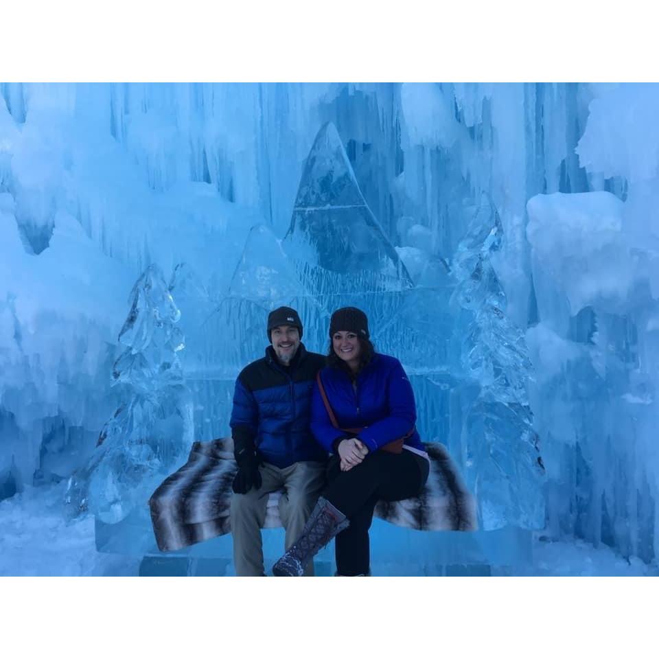 Ice castles in Dillion, CO