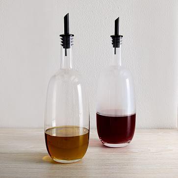 West Elm Glass Oil & Vinegar Dispensers (Set of 2)