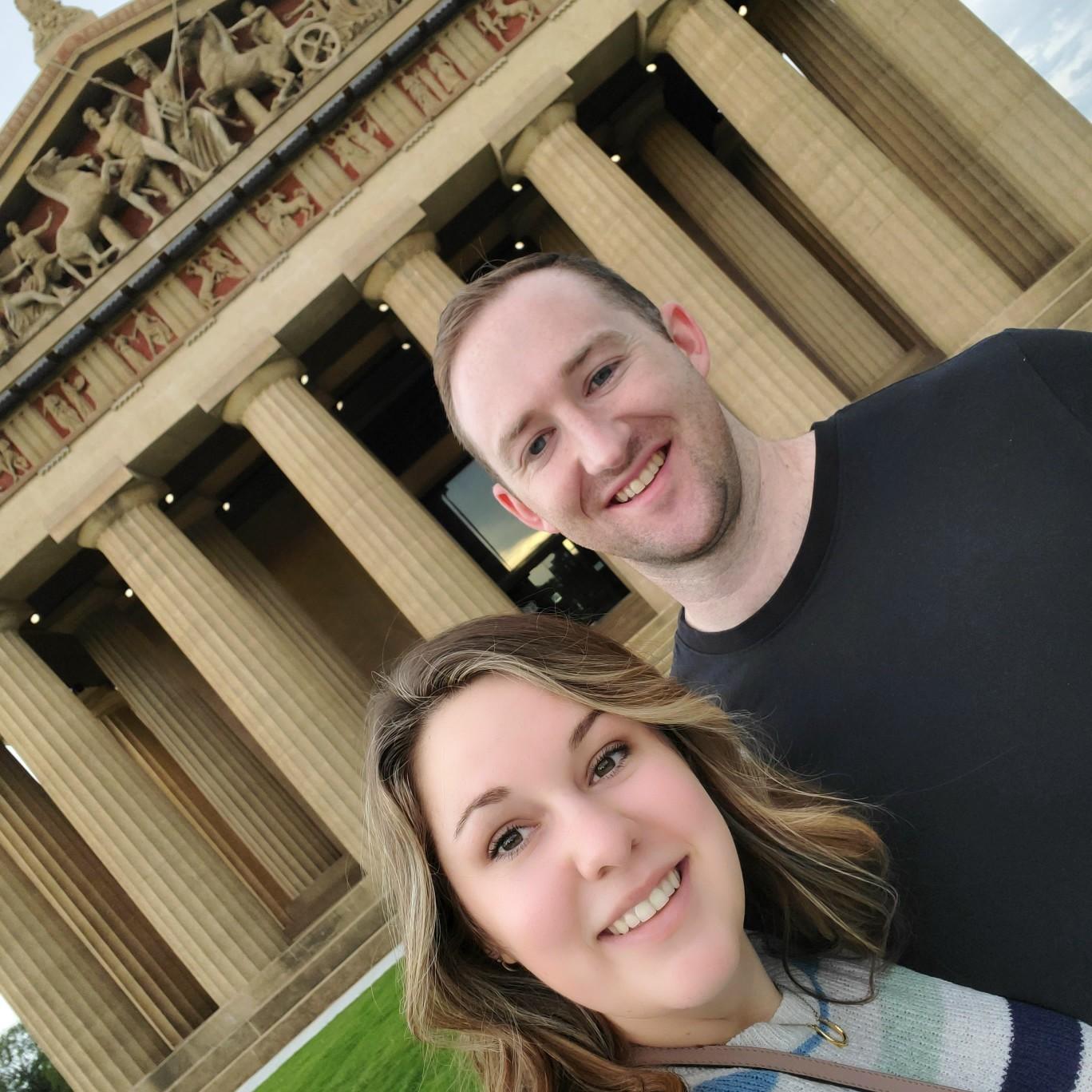 Road trip up to Minot from Valdosta, stopped in Nashville and saw the Parthenon