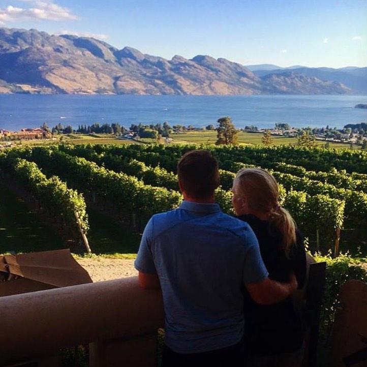 Visiting Annie and Bernd in Kelowna, British Columbia for a weekend of wine tasting.