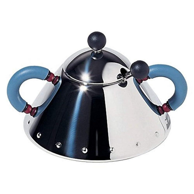 Alessi Michael Graves Sugar Bowl And Spoon