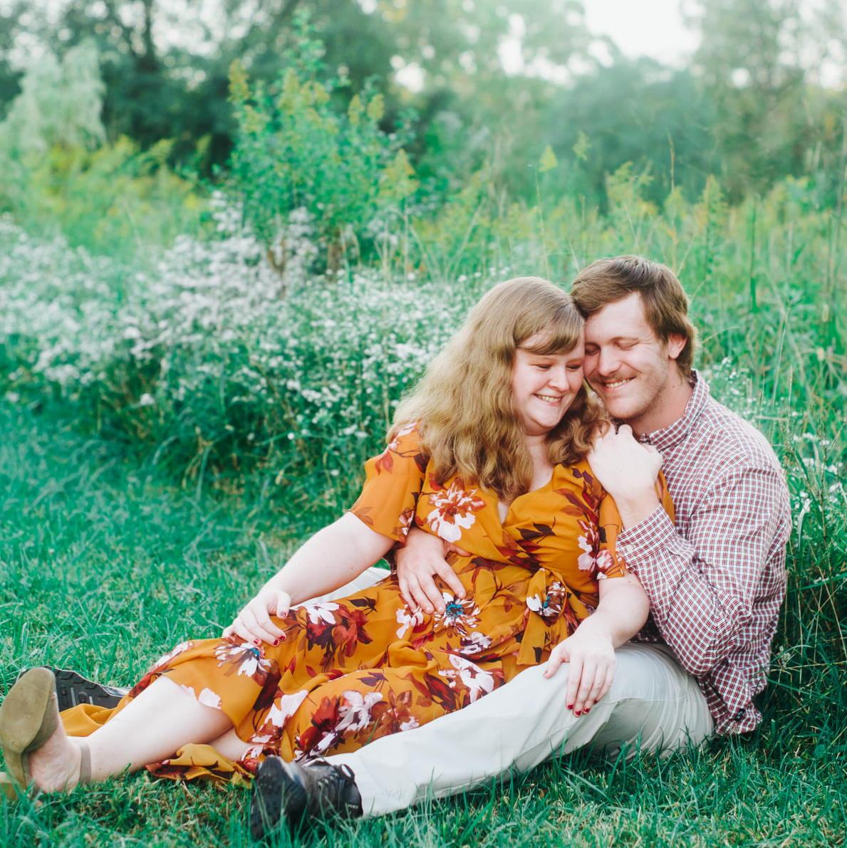 Their first professional photoshoot together. Photos taken by Sarah Morrell.