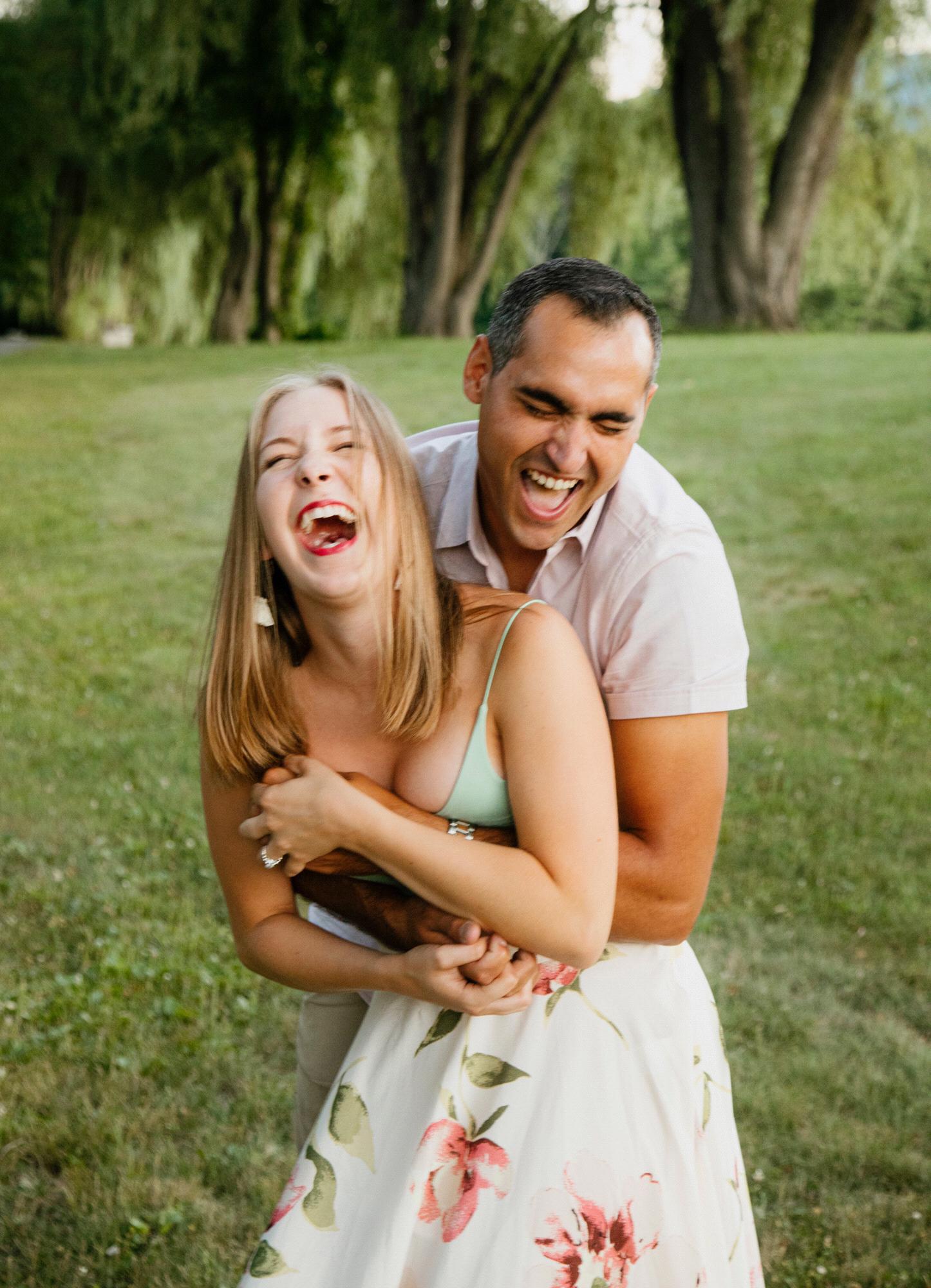 Engagement Photo by Hannah Balta Photography at Glen Brook Farms.