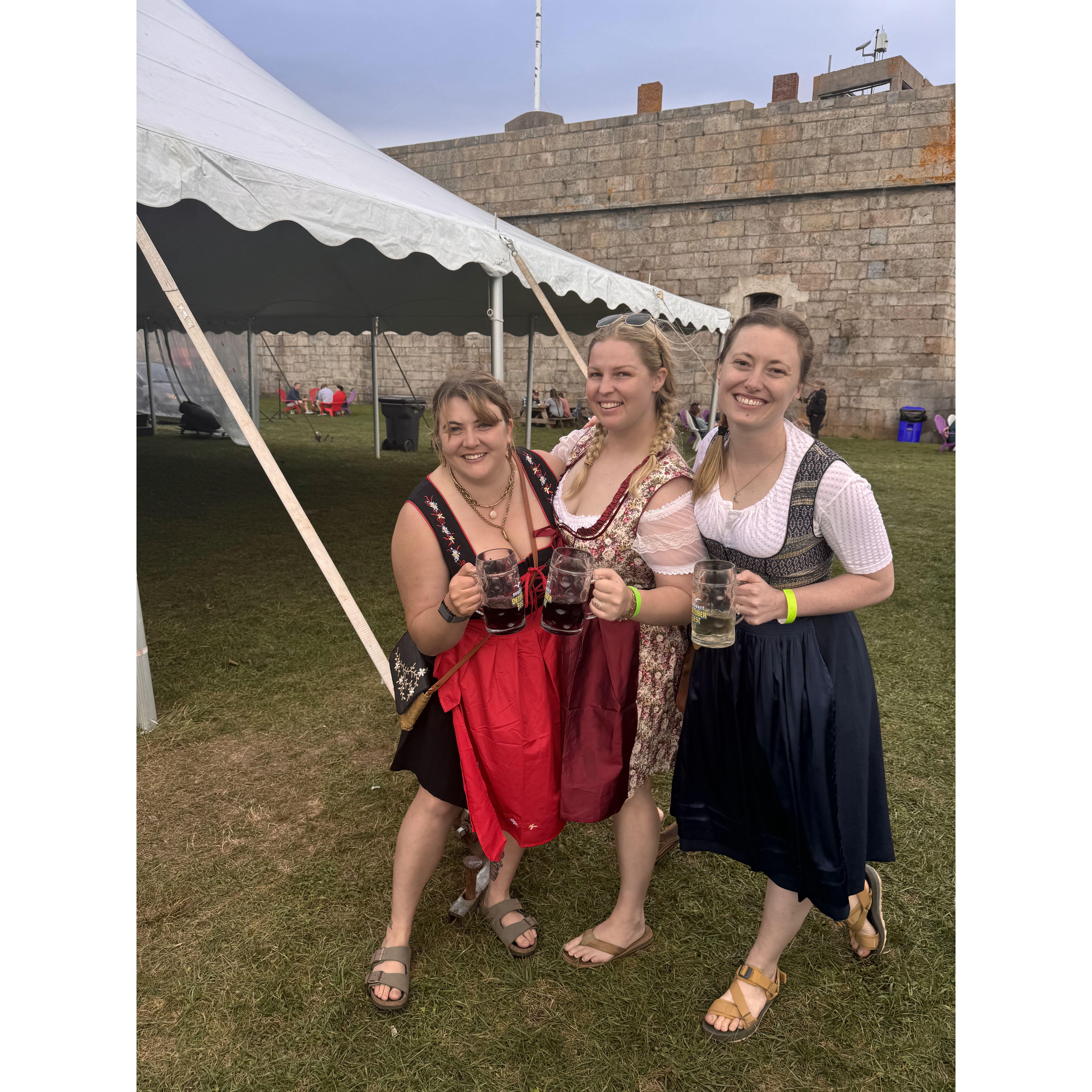 Oktoberfest in Newport with Laura!