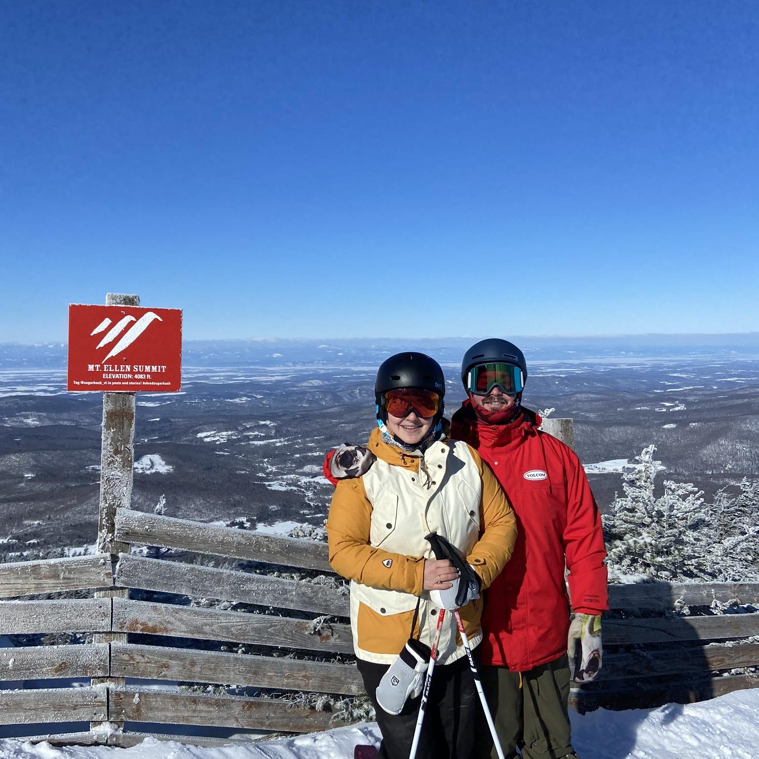 Our local mountain when living in Burlington, Sugarbush holds a very special place in our relationship.