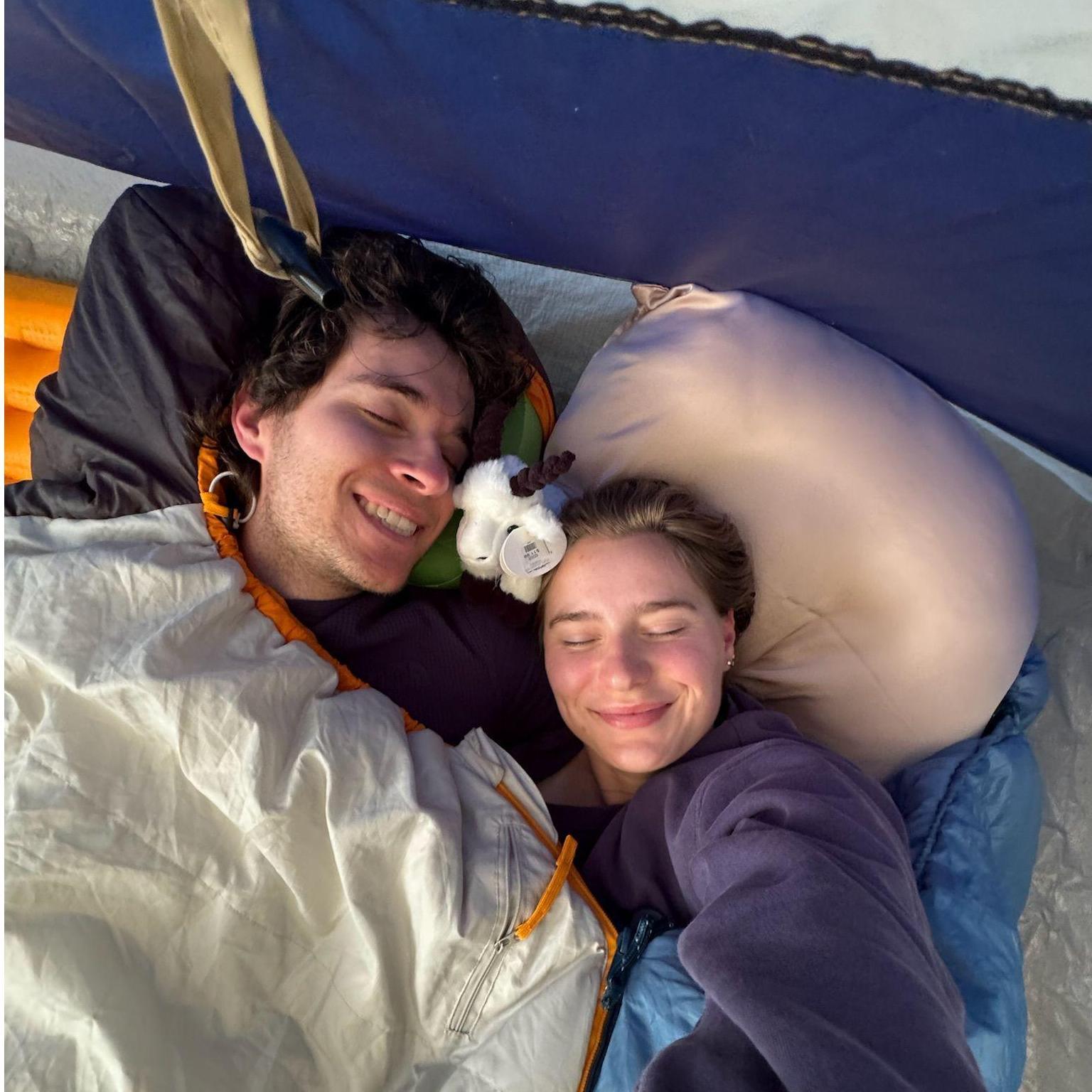 Waking up in our favorite place…a tent!!! (in the mountains)