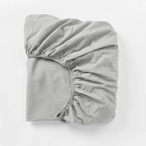 Organic Crinkled Percale™ Fitted Sheet