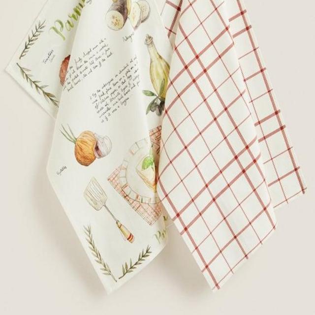 COTTON KITCHEN TOWEL (PACK OF 2)