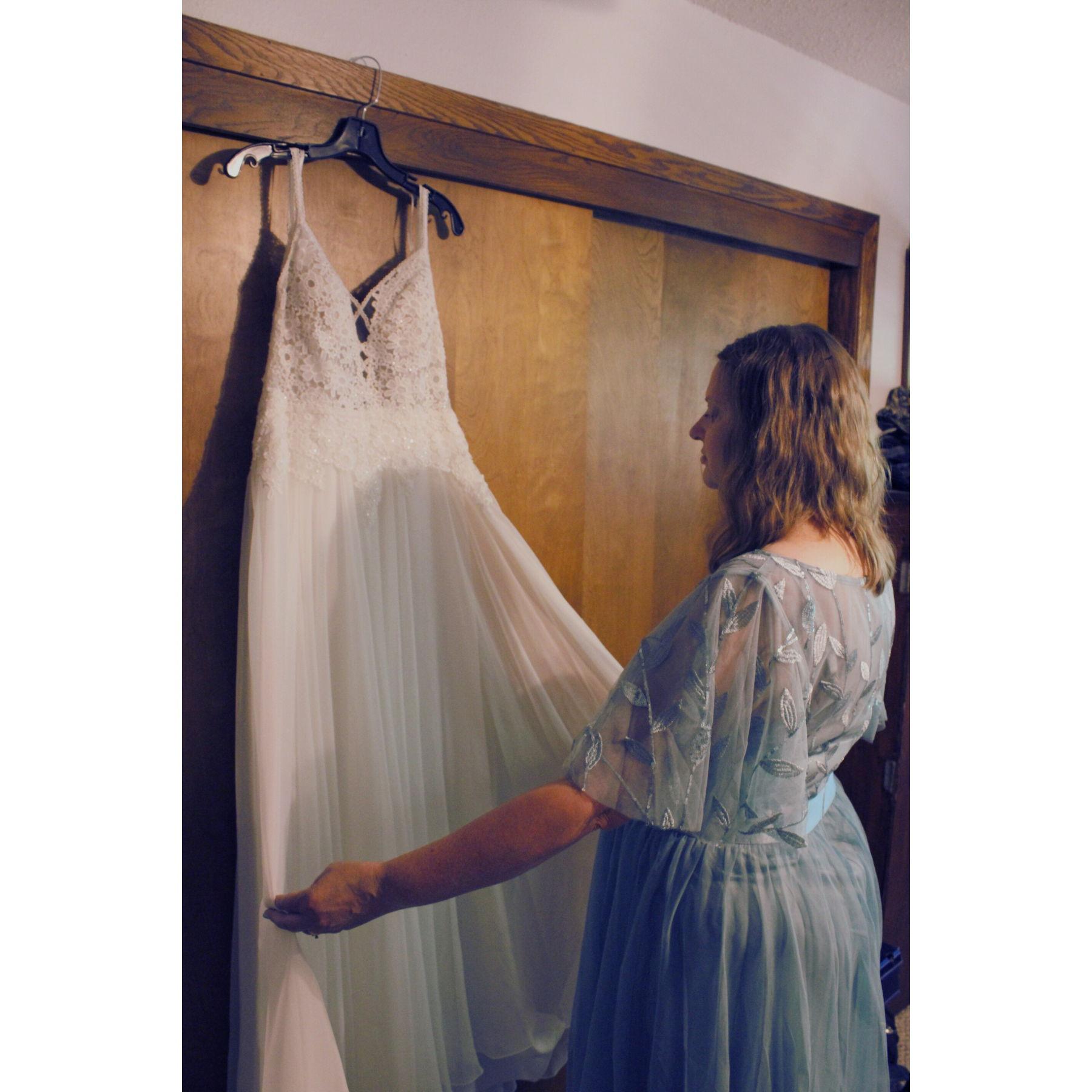 May 28th Jennifer with Kristina's Dress