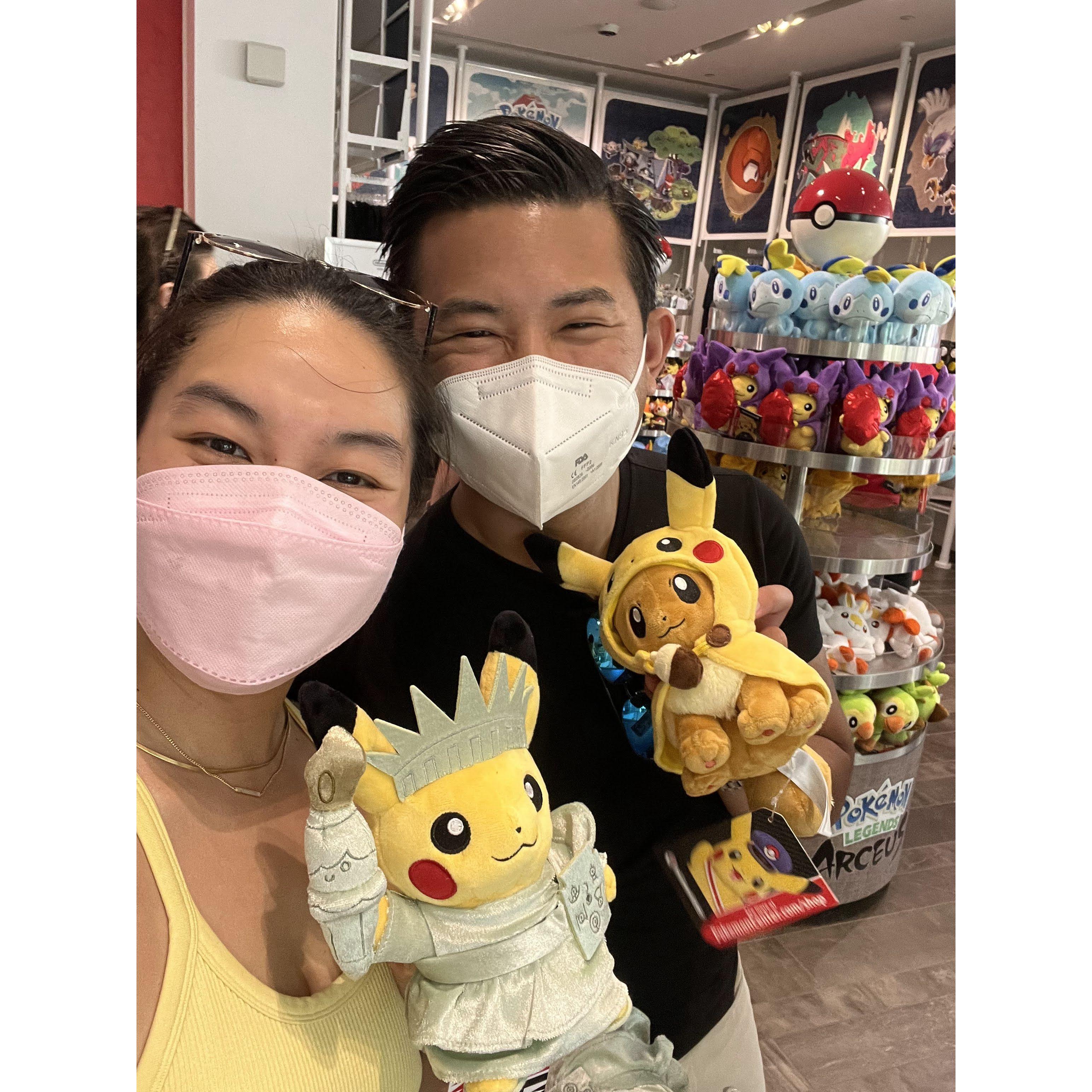 A small snapshot of our Pokemon collection!(':