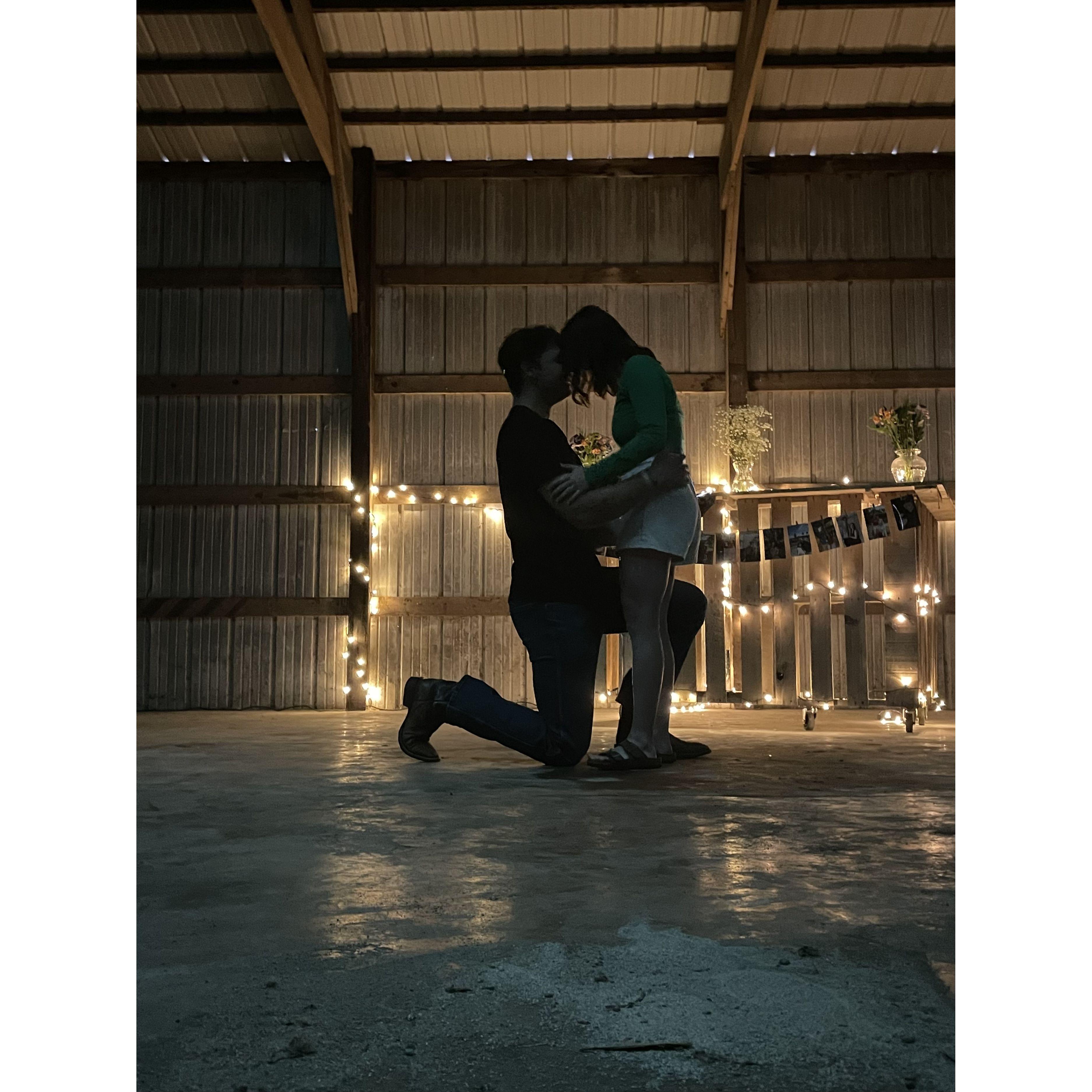From when I said "Yes!"