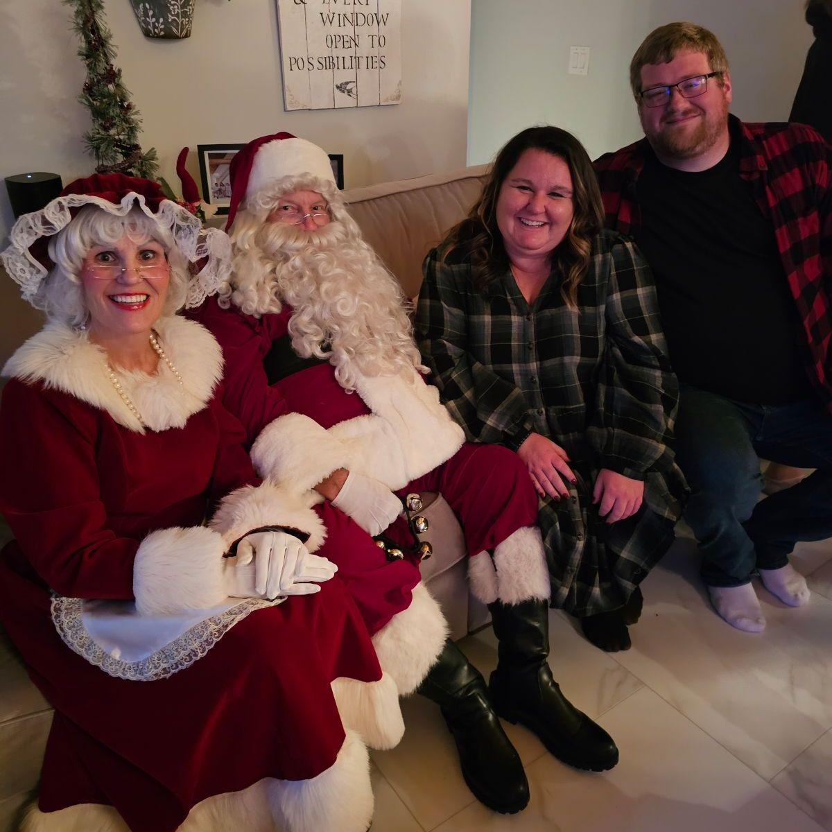 Christmas party with Steph's family.