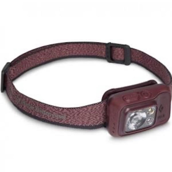BLACK DIAMOND Spot 400-R Rechargeable LED Headlamp, Waterproof and Dimmable for Camping, Hiking, Running, Hunting, Work with Red Light Headlamp Mode