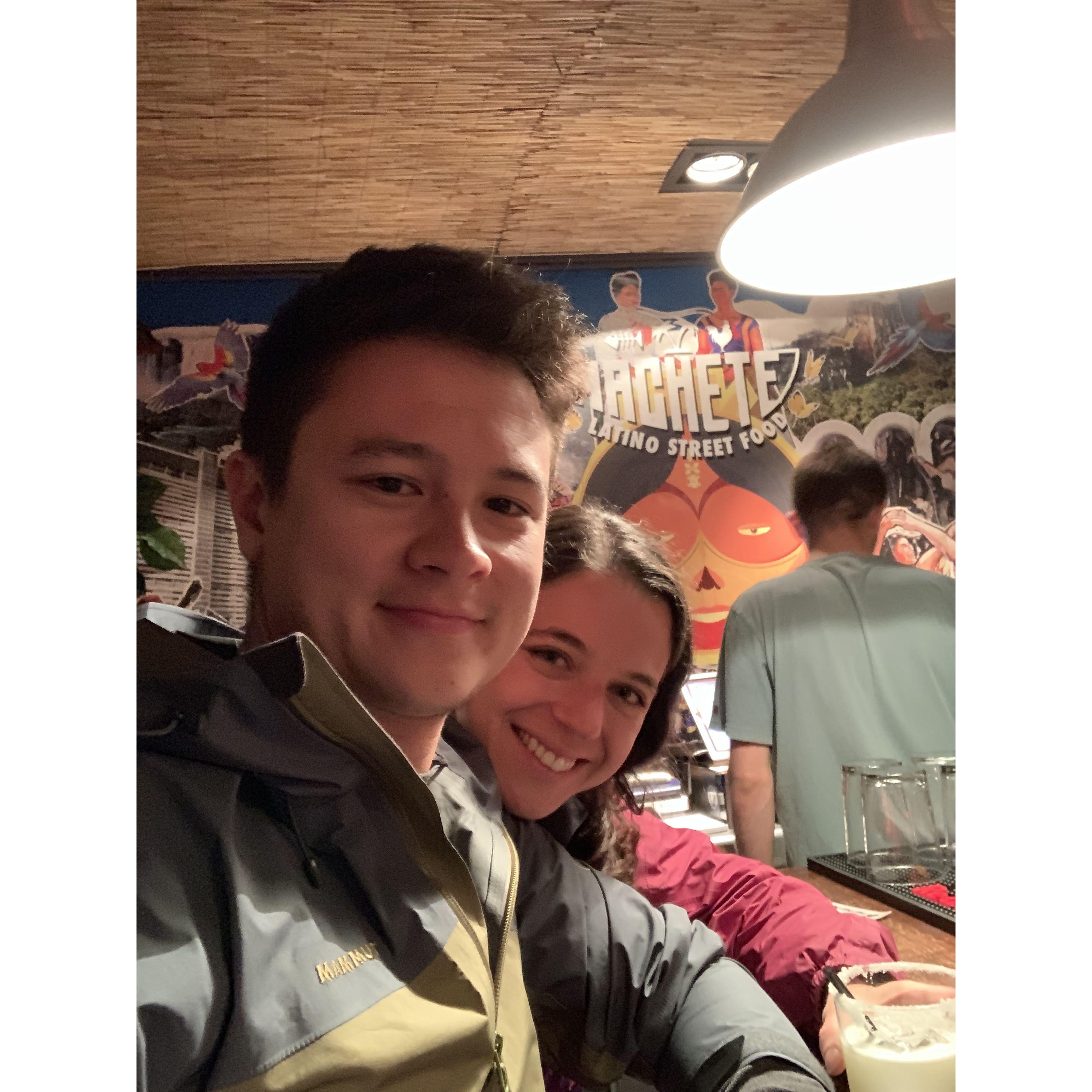 Margs and Cuban sandwiches in Spain. 2019