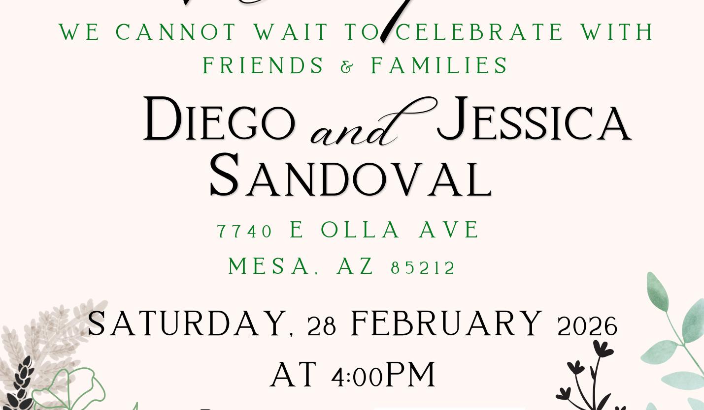 The Wedding Website of Jessica Gale and Diego Sandoval