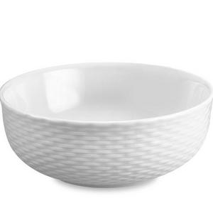 Pillivuyt Basketweave Porcelain Cereal Bowls, Set of 4