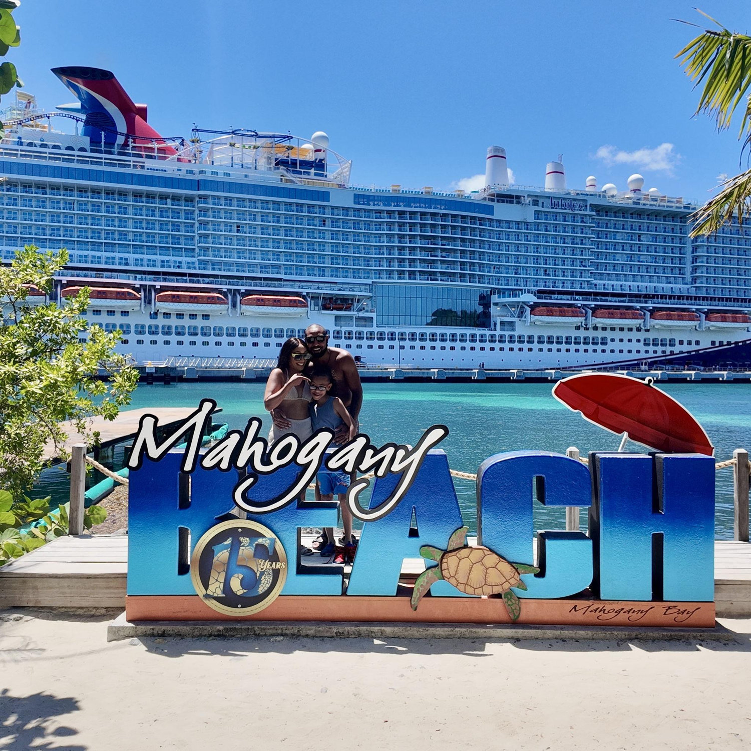Our first cruise together as a family