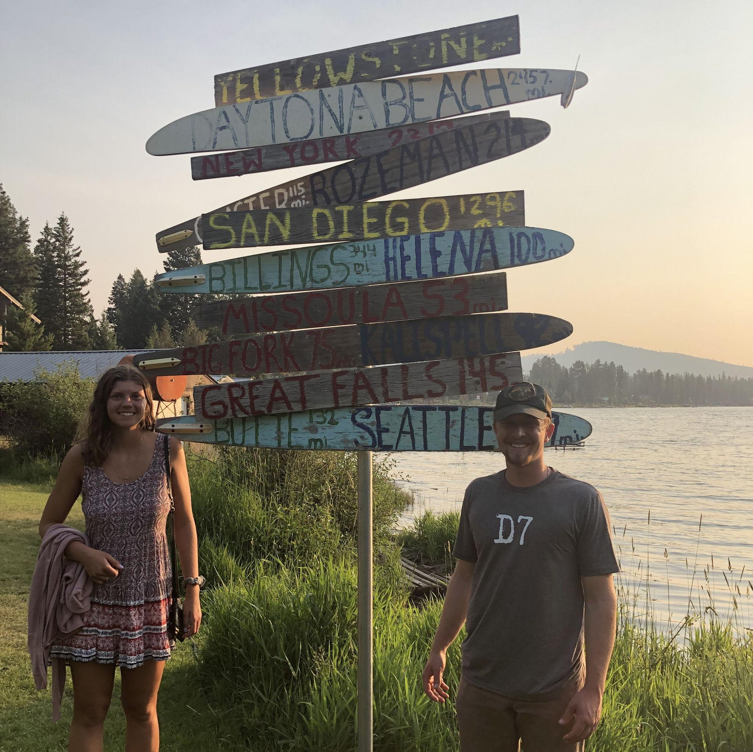 Fun summer trip in Seeley Lake, MT.