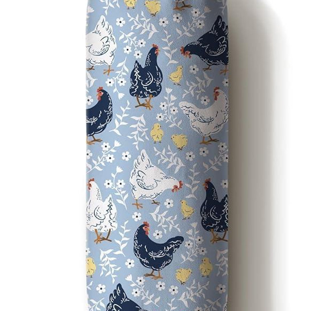 Moanlor Art Chicken Grocery Bag Holder,Animal Plastic Bag Organizer Storage,Chicken Theme Kitchen Decor 23"x9"