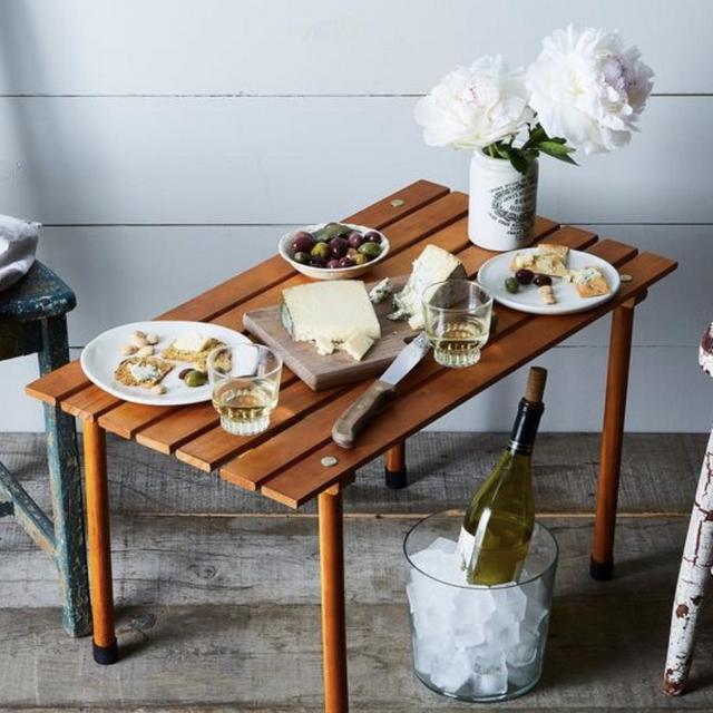 Narrow Outdoor Table in a Bag