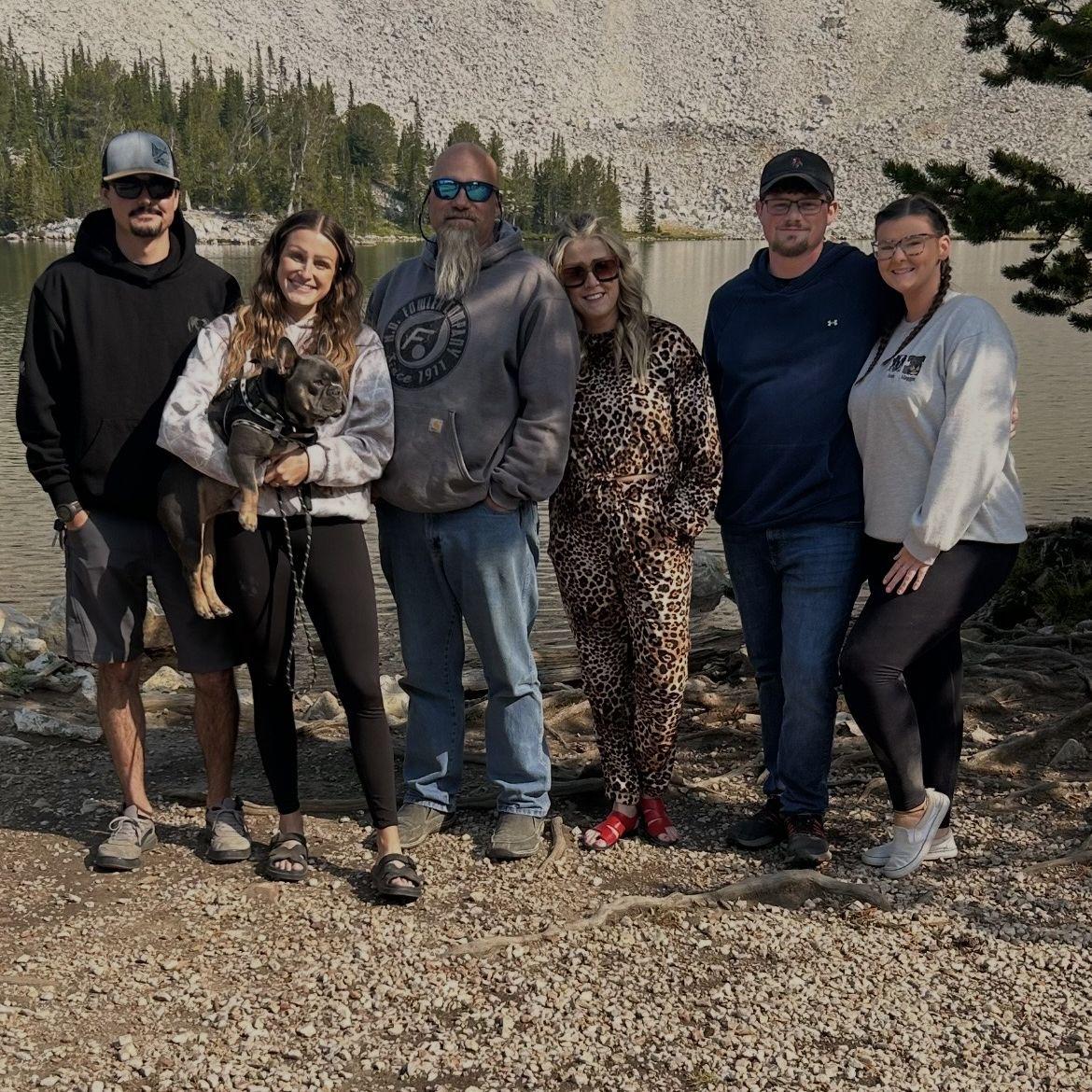 His first time coming on our annual family Gilmore camping trip!