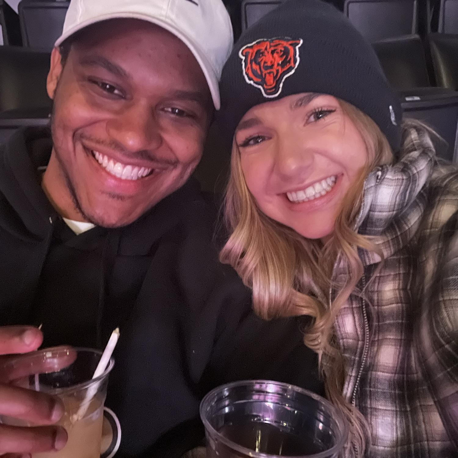 Our first date at a LA King’s Game